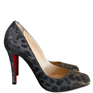 Christian Louboutin Decolette 868 Iridescent Heels